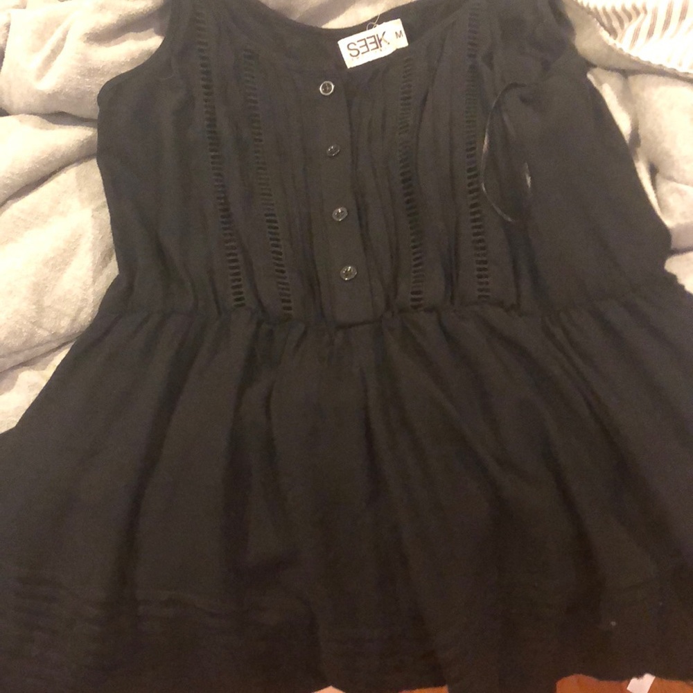 worn once black romper bought full price from lf